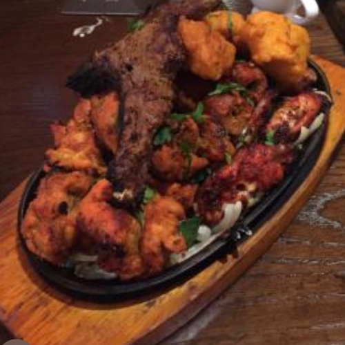 Tandoori Mix Grill Sizzler (for Two) 